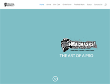 Tablet Screenshot of macmasks.com